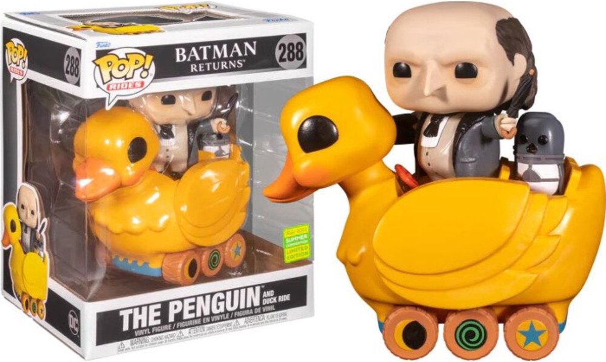 Batman Returns - POP N° 288 - The Penguin & duck ride SDCC 2022 Exclusive LE