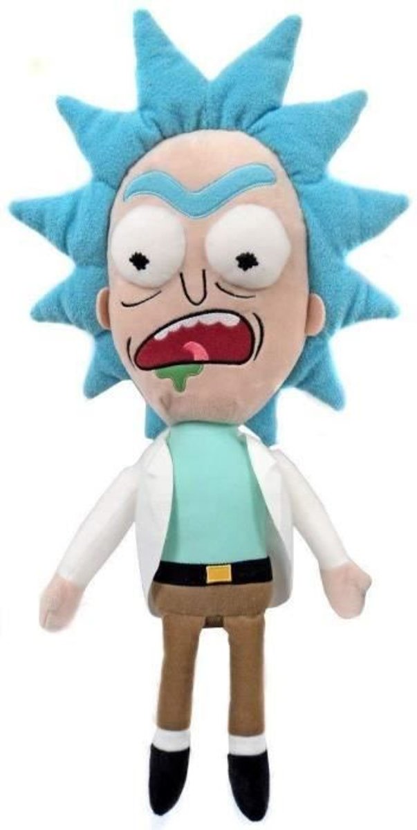 Beeldje Funko Galactic Plushies: Rick & Morty: Bezorgd Rick (Exc)