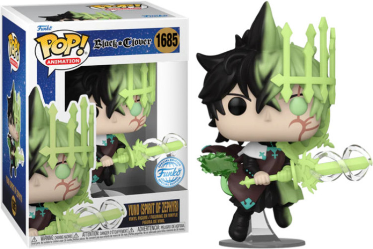 Black Clover   Pop Vinyl: Yuno (Spirit of Zephyr) (1685)
