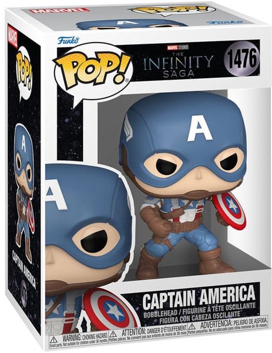 Captain America Captain America vinylfiguur 1476 Unisex   Pop! - meerkleurig - Standard