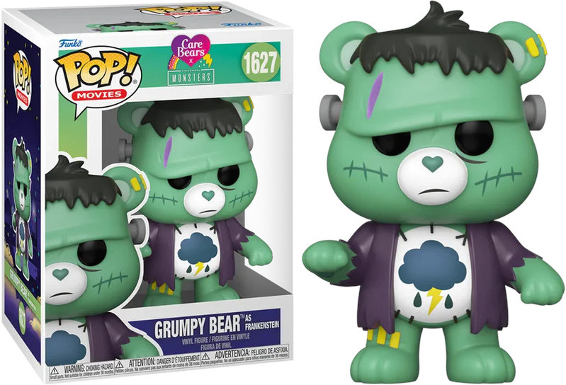 Care Bears x Universal Monsters   Pop Vinyl: Grumpy Bear as Frankenstein