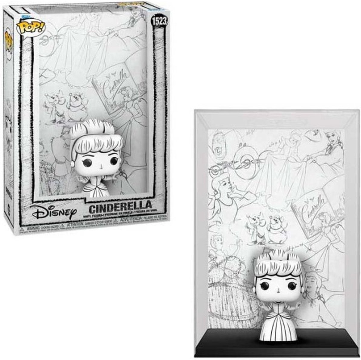 Cinderella Cinderella Sketched (Comic Cover) vinylfiguur 1523   Pop! meerkleurig Unisex