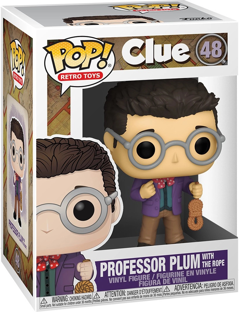 Clue   Pop Vinyl: Professor Plum with the Rope