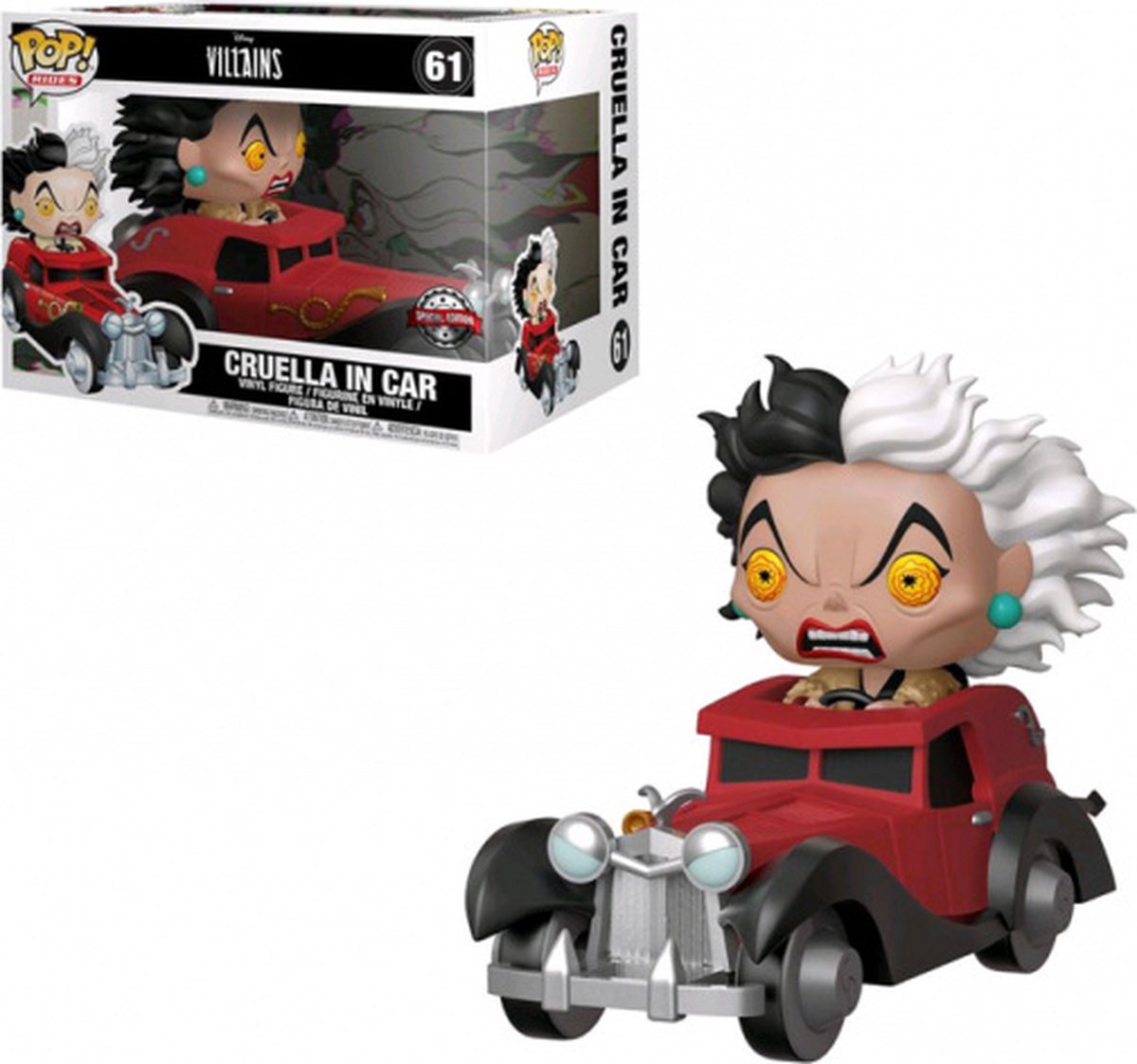 Cruella in car Pop Vinyl Rides ( ) Hot Topic exclusive