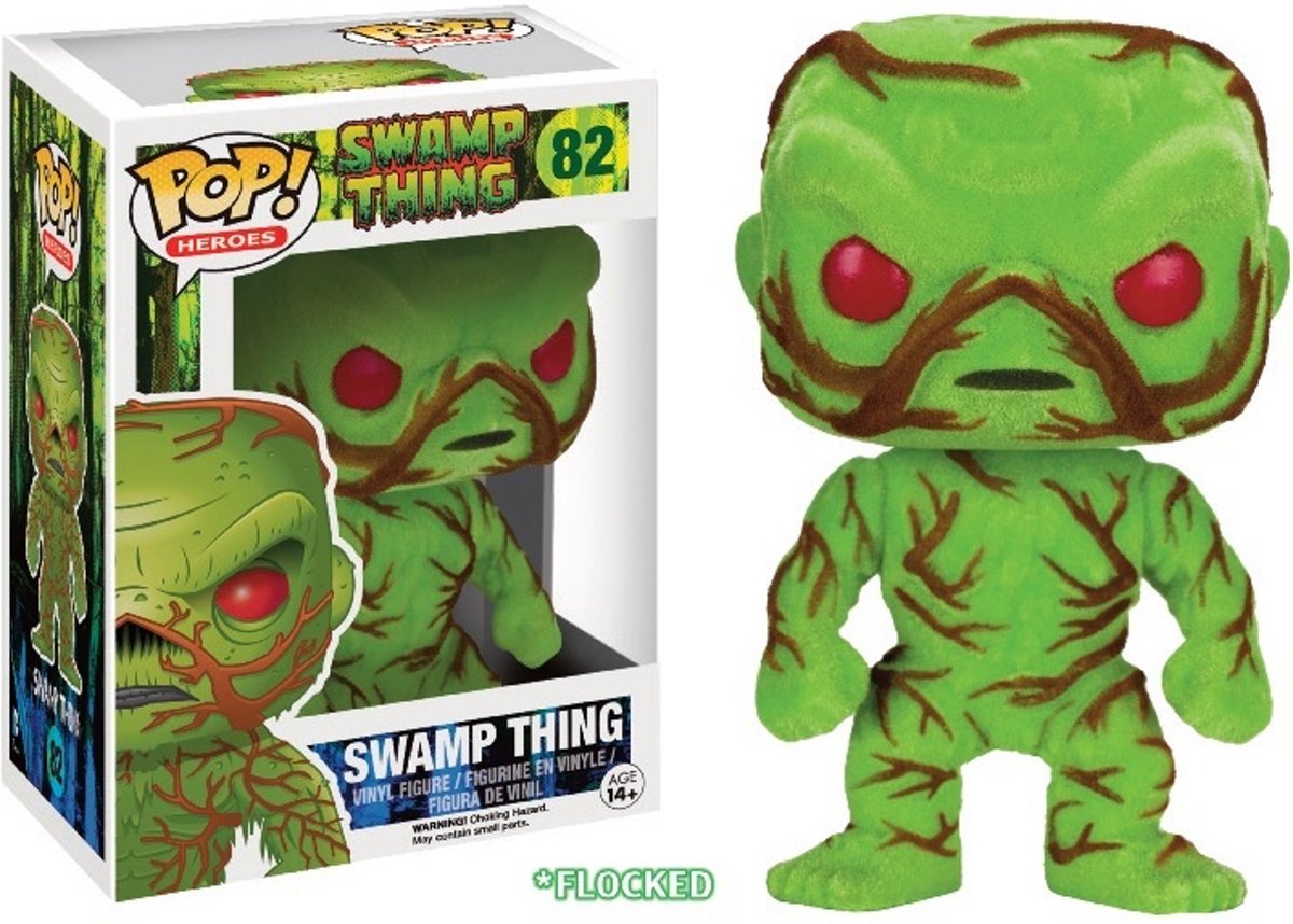 DC Comics POP! Vinyl Figure Flocked Swamp Thing 9 cm