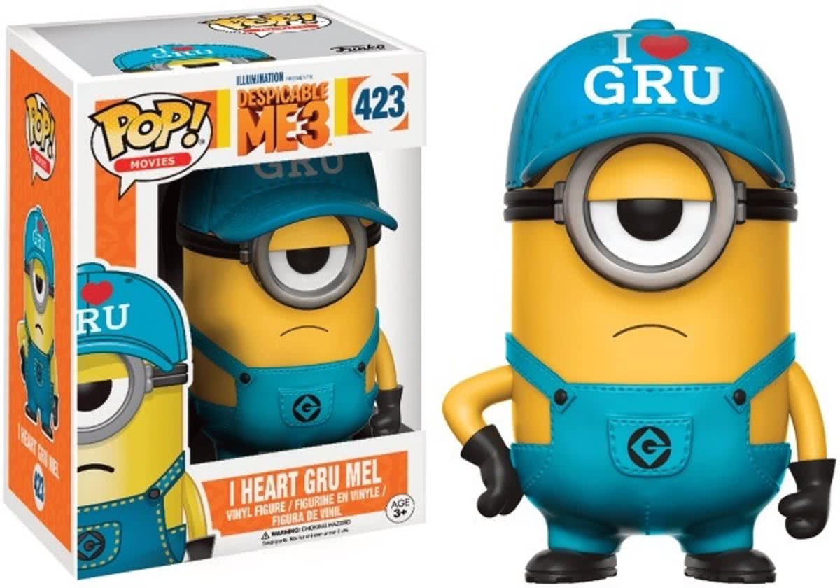 DESPLICATE ME 3 - Bobble Head POP N° 423 - I Heart Gru Mel LTD