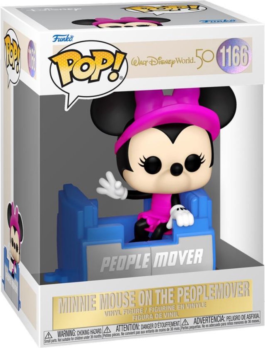 DISNEY - Bobble Head POP N° 1166 - WDW50 - People Mover Minnie