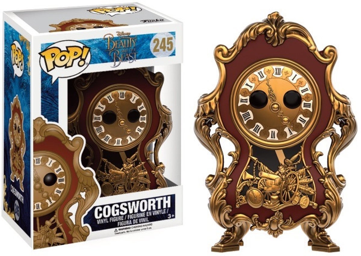 DISNEY - Bobble Head POP N° 245 - Beauty and the Beast - Cogsworth