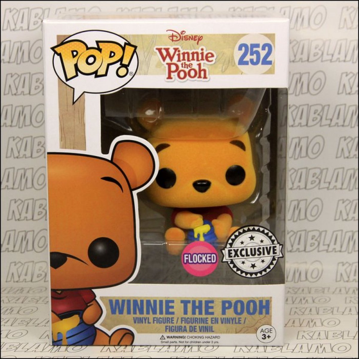 DISNEY -   N° 252 - Winnie the Pooh FLOCKED LTD