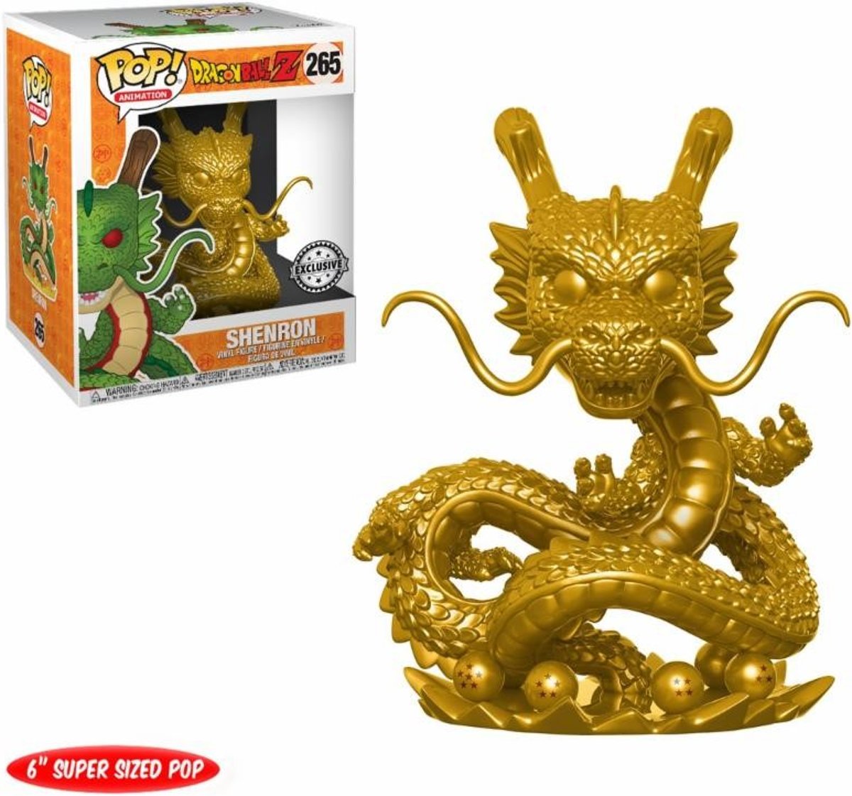 DRAGON BALL Z - Bobble Head POP N° 265 - Shenron GOLD OVERSIZE