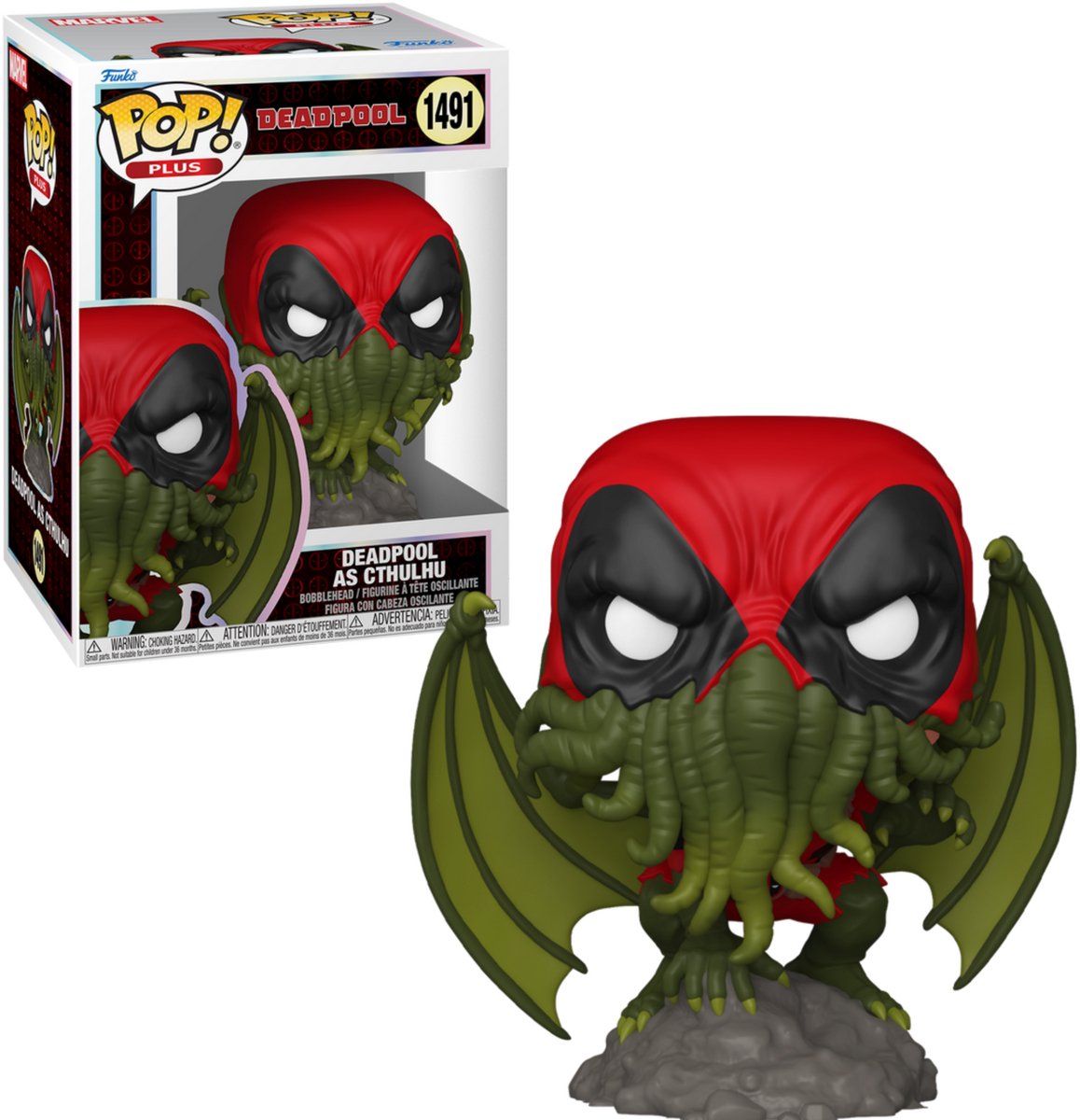 Deadpool Deadpool as Cthulhu vinylfiguur 1491 Unisex   Pop! - Neutraal - Standard