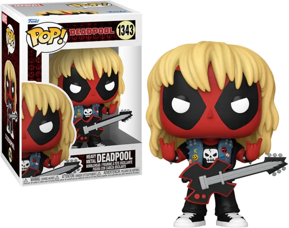 Deadpool   Pop Vinyl: Deadpool Metal Band