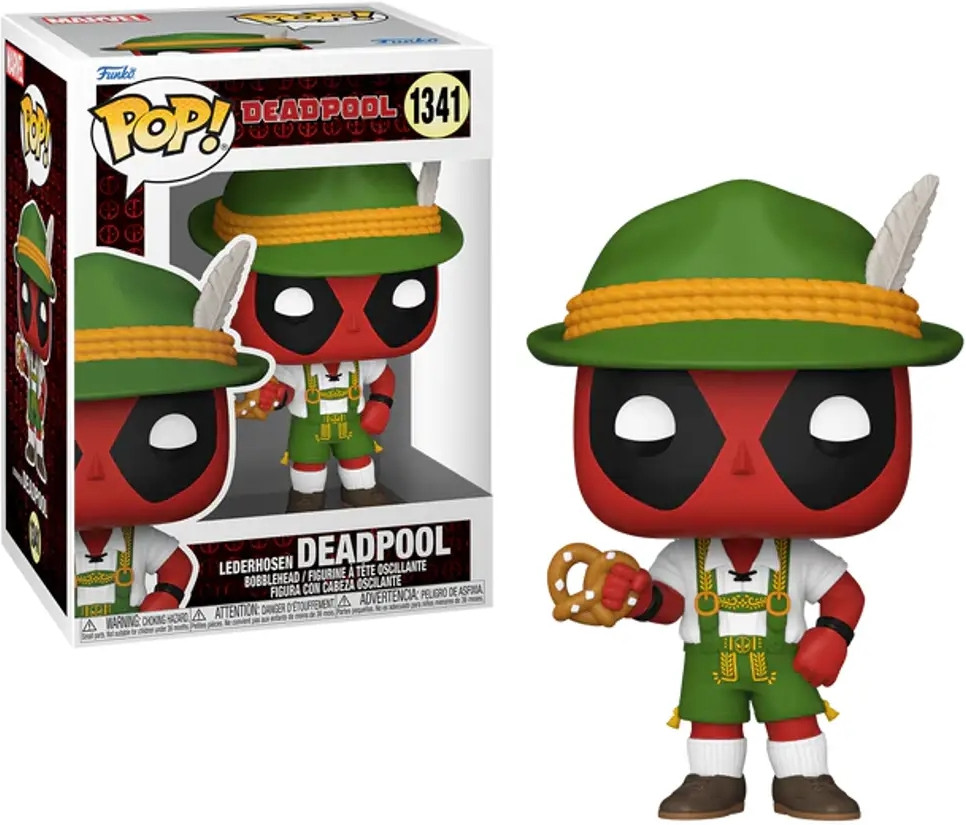 Deadpool   Pop Vinyl: Deadpool in Lederhosen