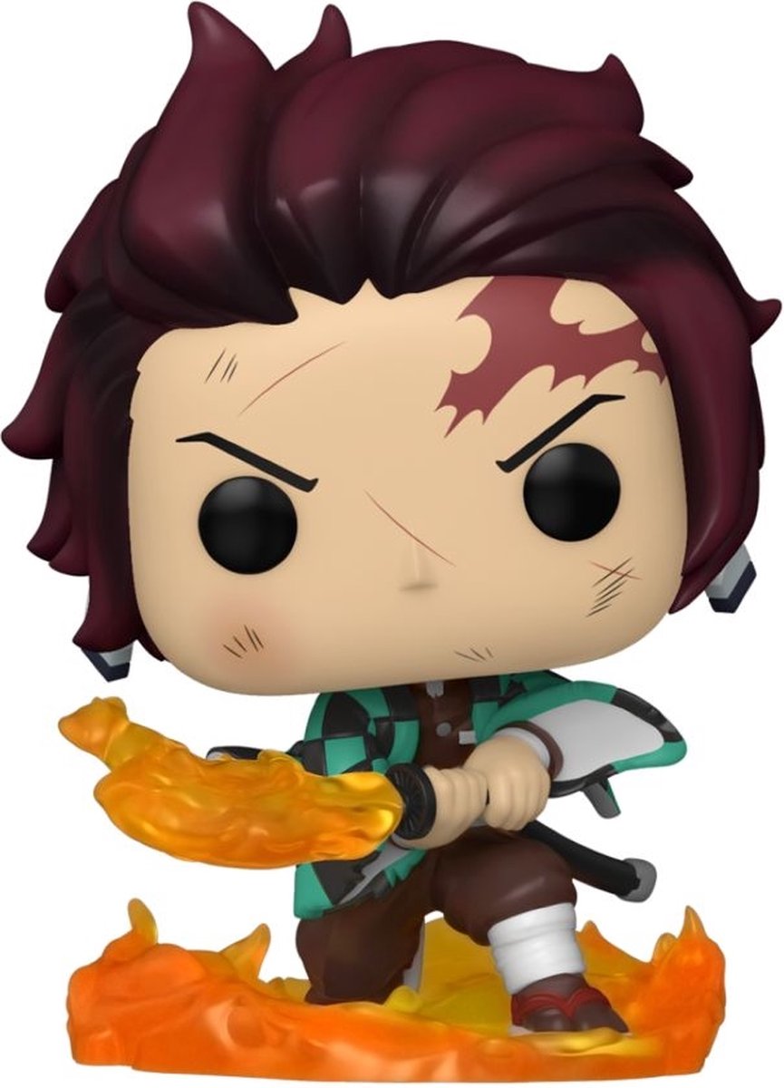 Demon Slayer Pop Vinyl Figure - Tanjiro with Flaming Blade Edition Exclusive (Possible Chase)