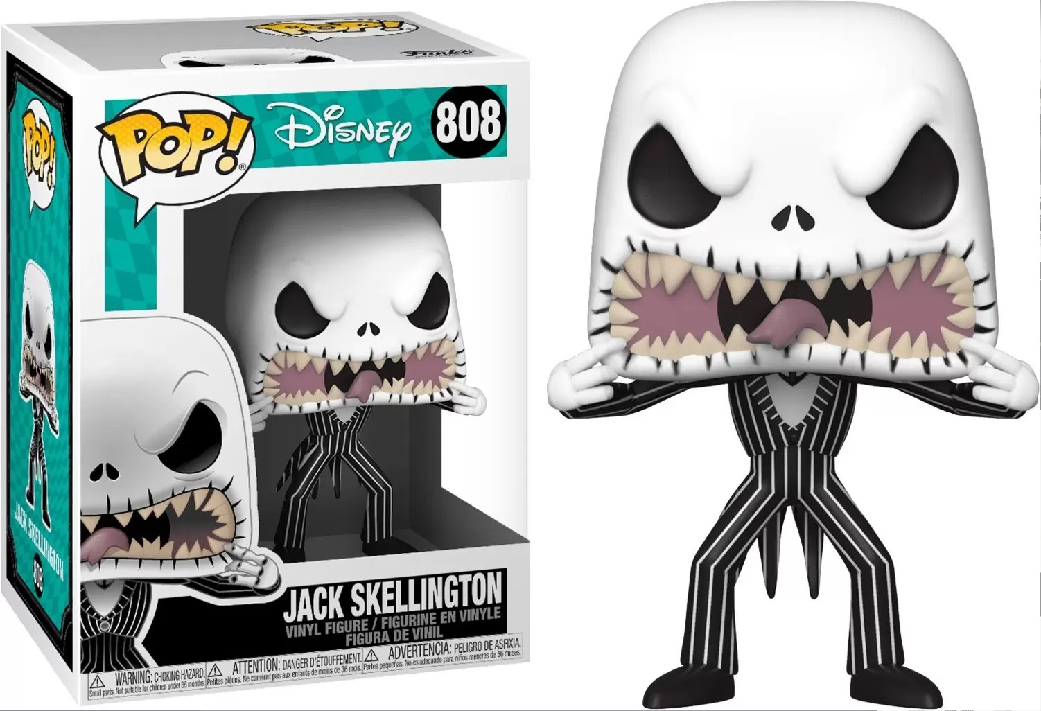 Disney Nightmare before Christmas   Pop Vinyl: Jack with Scary Face