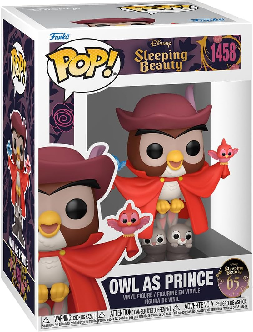 Disney Sleeping Beauty 65th Anniversary   Pop Vinyl: Owl as Prince