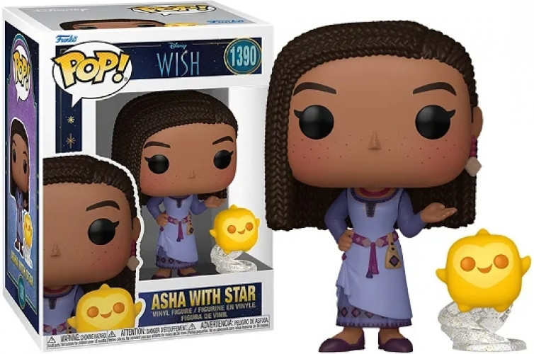 Disney Wish   Pop Vinyl: Asha with Star