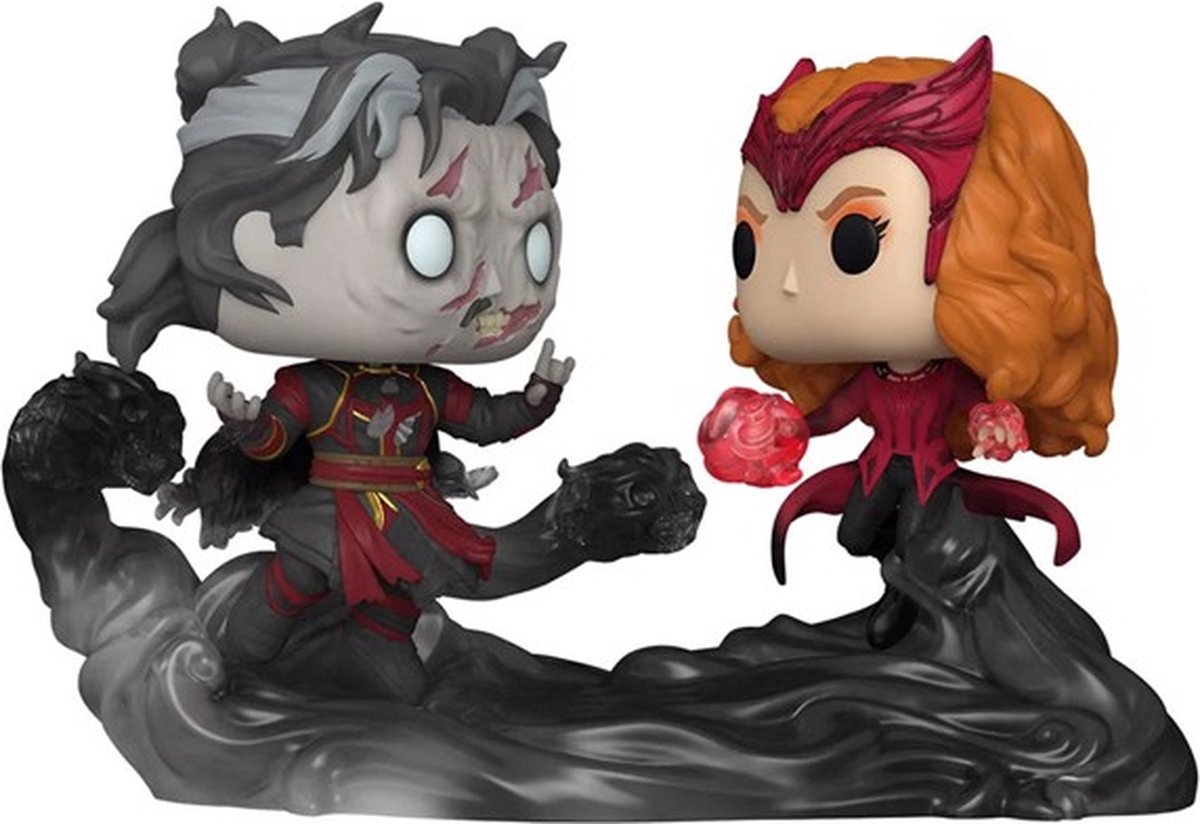 Doctor Strange In The Multiverse Of Madness POP Moment! Vinyl Figures 2-Pack Dead Strange & The Scarlet Witch 9 Cm