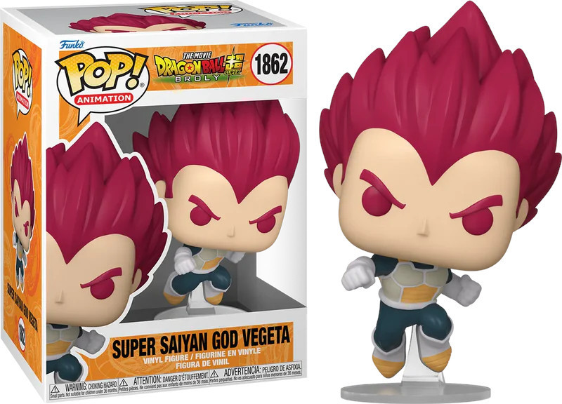 Dragon Ball Super Broly   Pop Vinyl: Super Saiyan God Vegeta