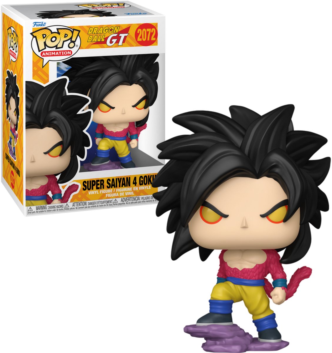 Dragon Ball Super Saiyan 4 Goku vinylfiguur 2072 Unisex   Pop! - Neutraal - Standard