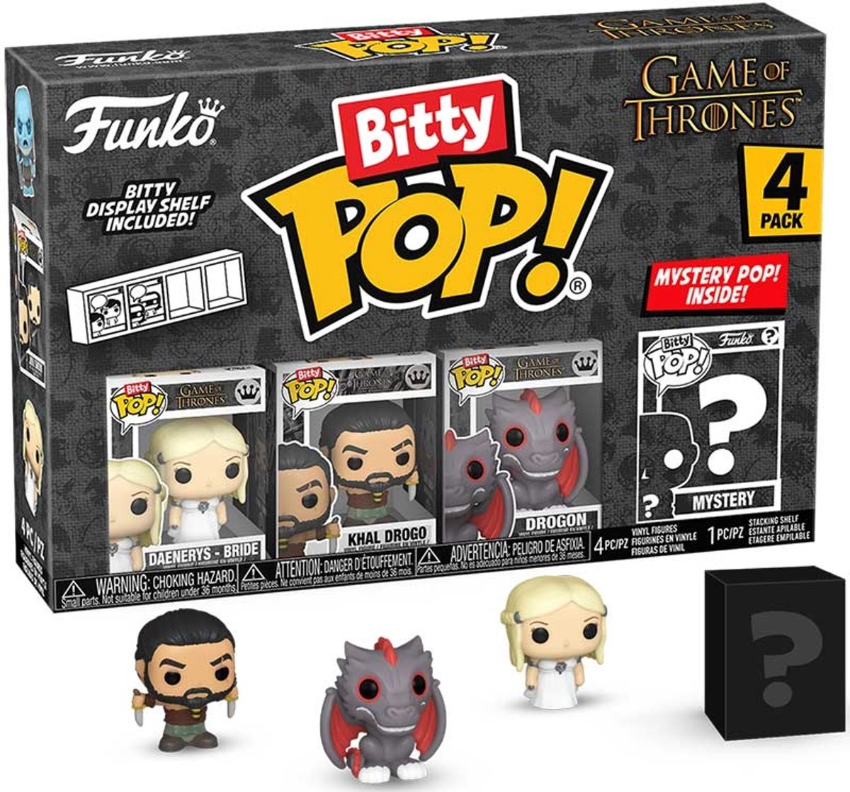 FUNKO BITTY POP: GAME OF THRONES - KHALEESI 4PK.