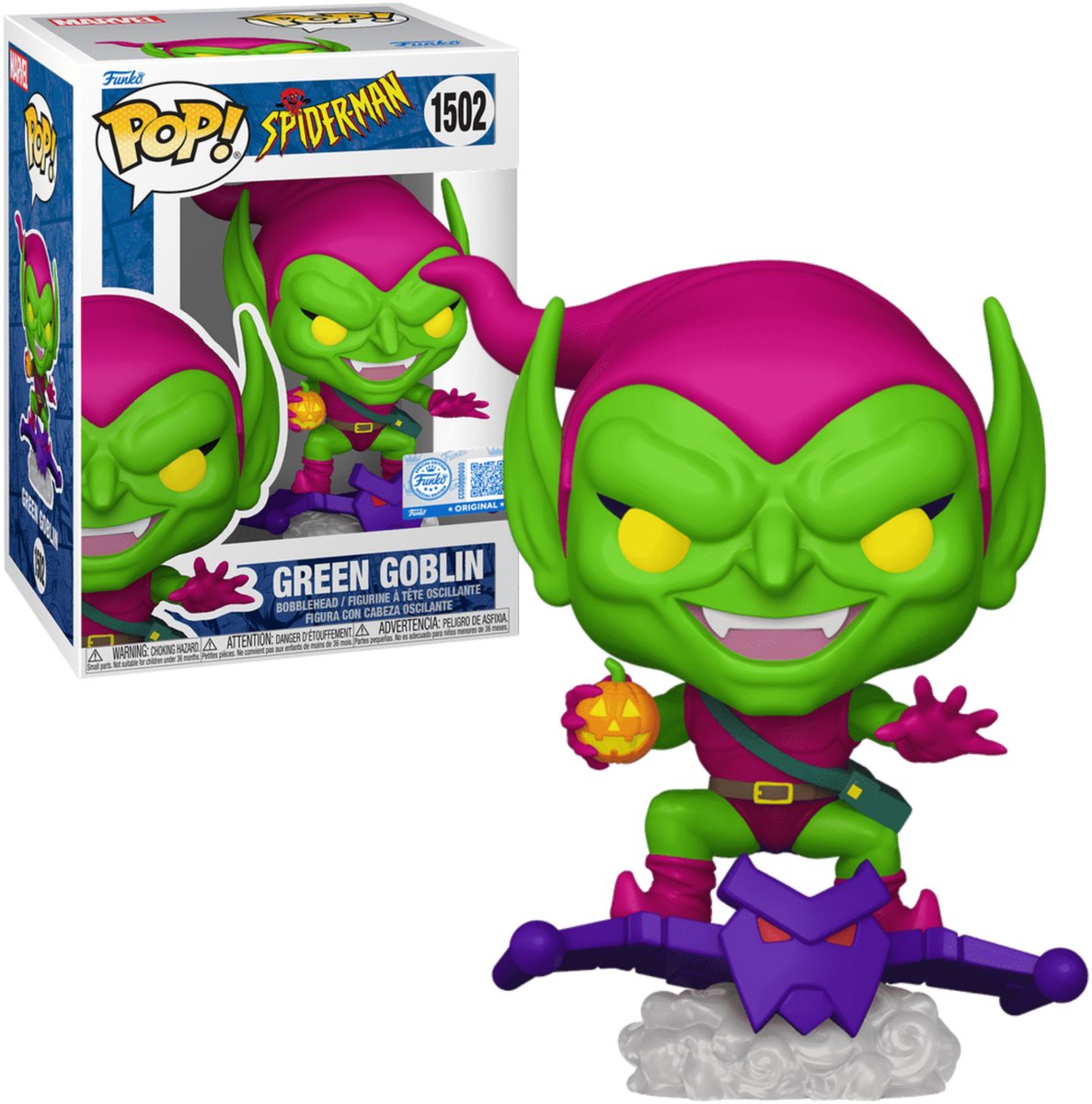 FUNKO POP! Green Goblin (Spider-Man: The Animated Series) 1502 Exclusive