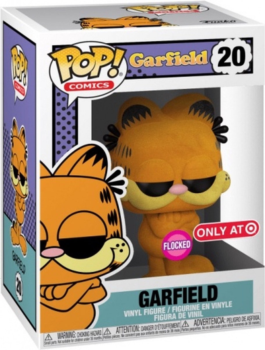 FUNKO POP COMICS GARFIELD FLOCKED 20 Special Edition