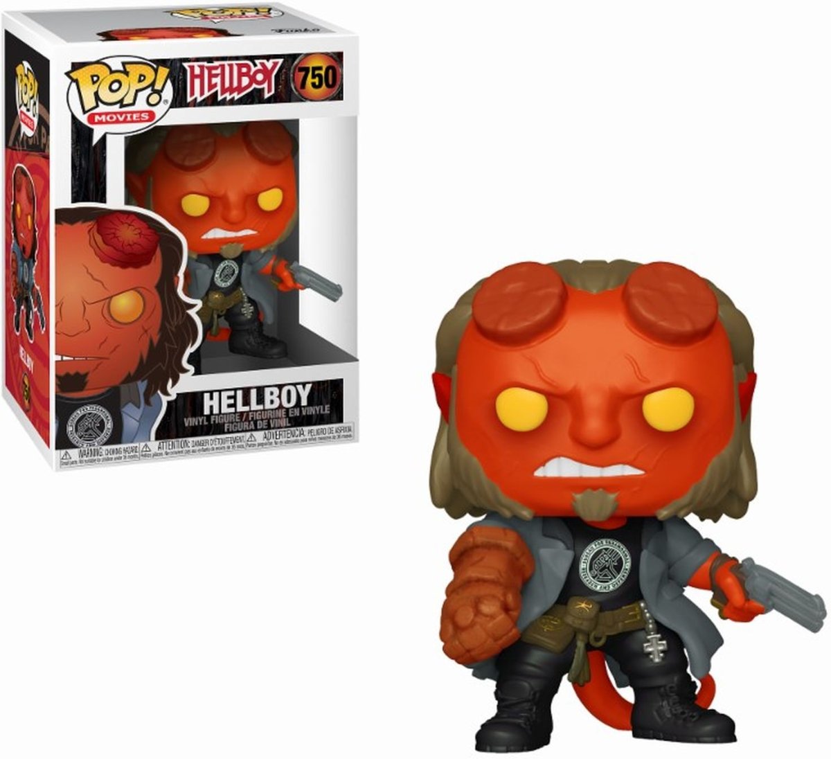 FUNKO Pop! Movies: Hellboy - Hellboy with BPRD Tee