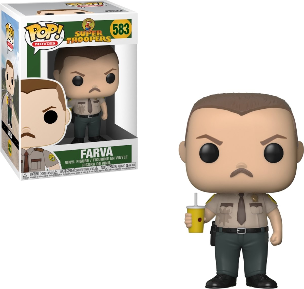 FUNKO Pop! Movies: Super Trooper - Farva Verzamelfiguur Volwassenen en kinderen