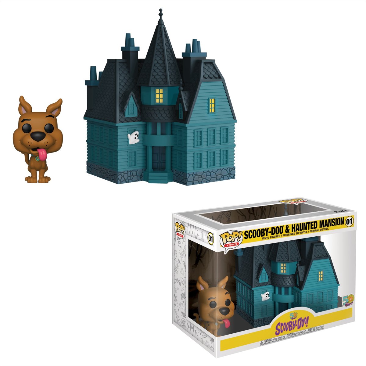 FUNKO Pop! Town: Scooby Doo - Haunted Mansion