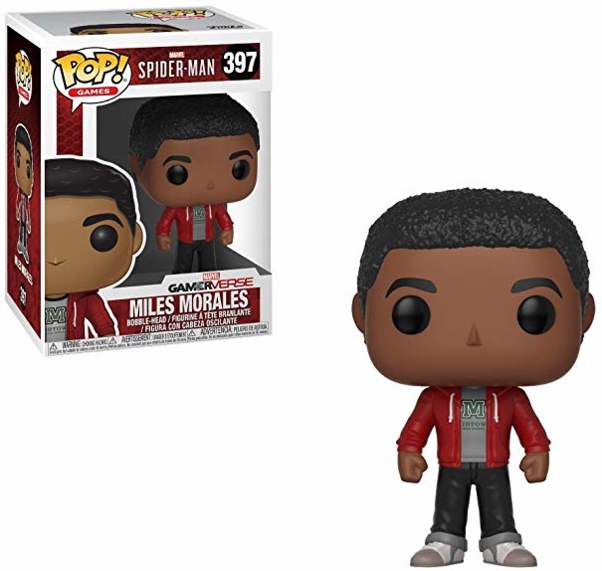 FUNKO Pop Marvel: Spider-Man Miles Morales - Miles Morales Verzamelfiguur Volwassenen en kinderen