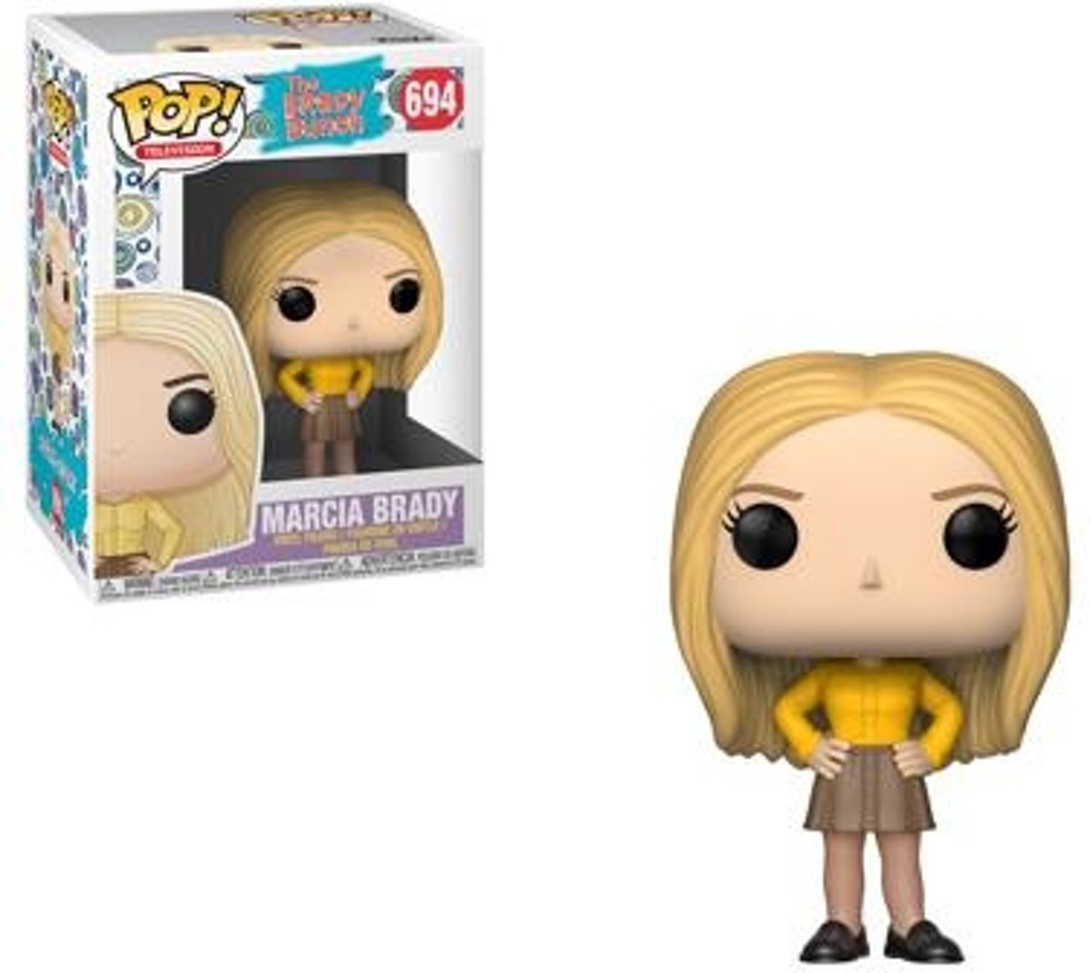 FUNKO Pop TV: The Brady Bunch - Marcia Brady Verzamelfiguur Volwassenen en kinderen