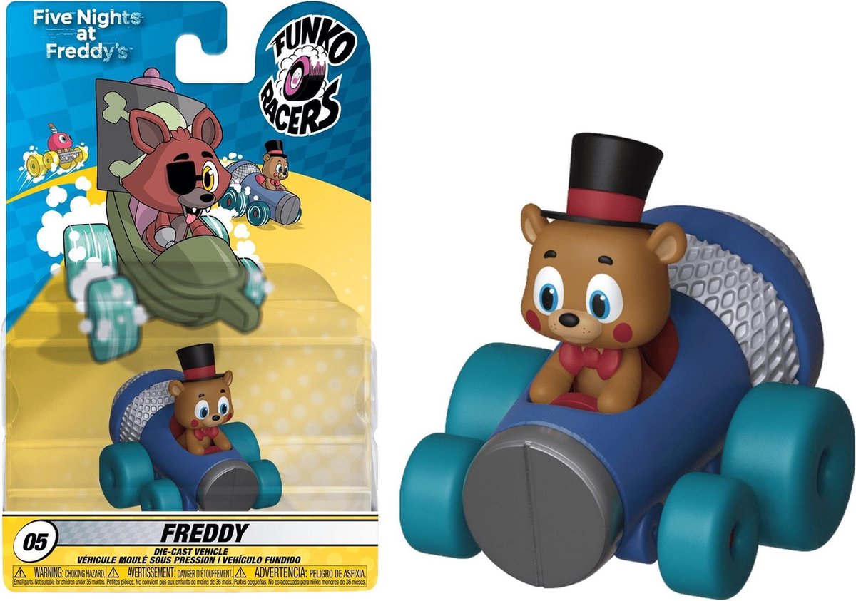 Figurine   Super Racers: Vijf nachten bij Freddys: Funtime Freddy