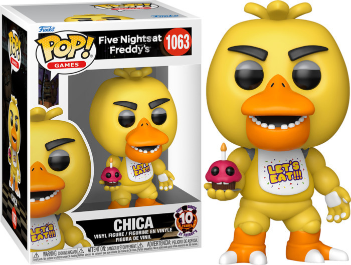 Five Nights at Freddy\s 10th Annivesary   Pop Vinyl: Chica