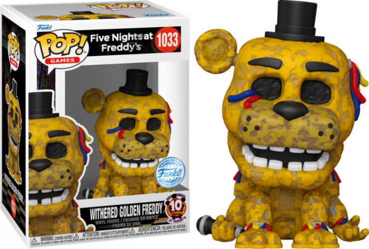 Five Nights at Freddy\s   Pop Vinyl: Withered Golden Freddy (Special Edition)