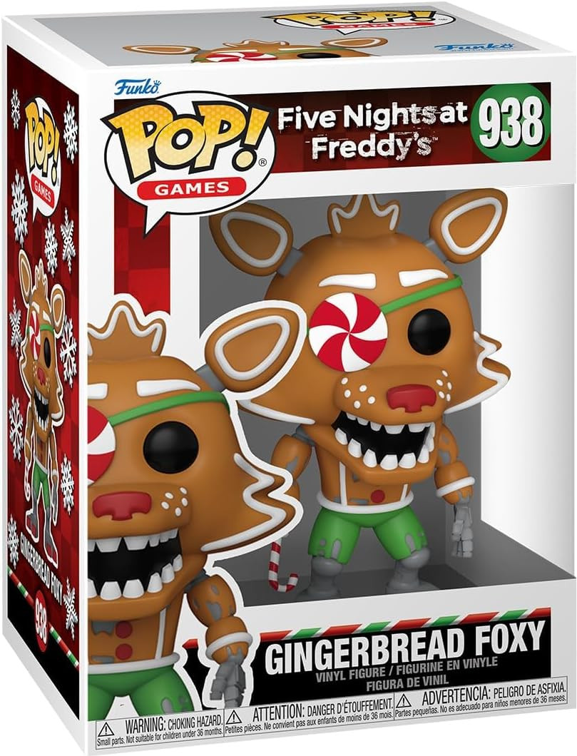 Five Nights at Freddy\s Holiday   Pop Vinyl: Gingerbread Foxy