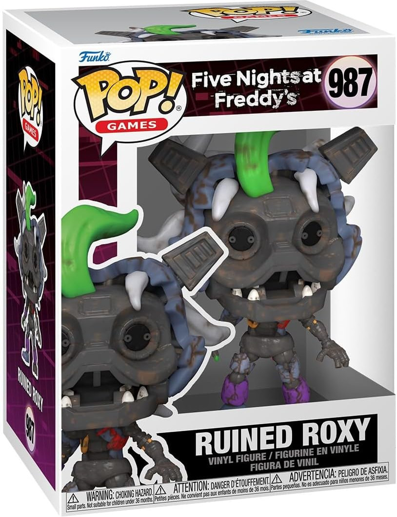 Five Nights at Freddy\s Security Breach Ruin   Pop Vinyl: Ruined Roxy