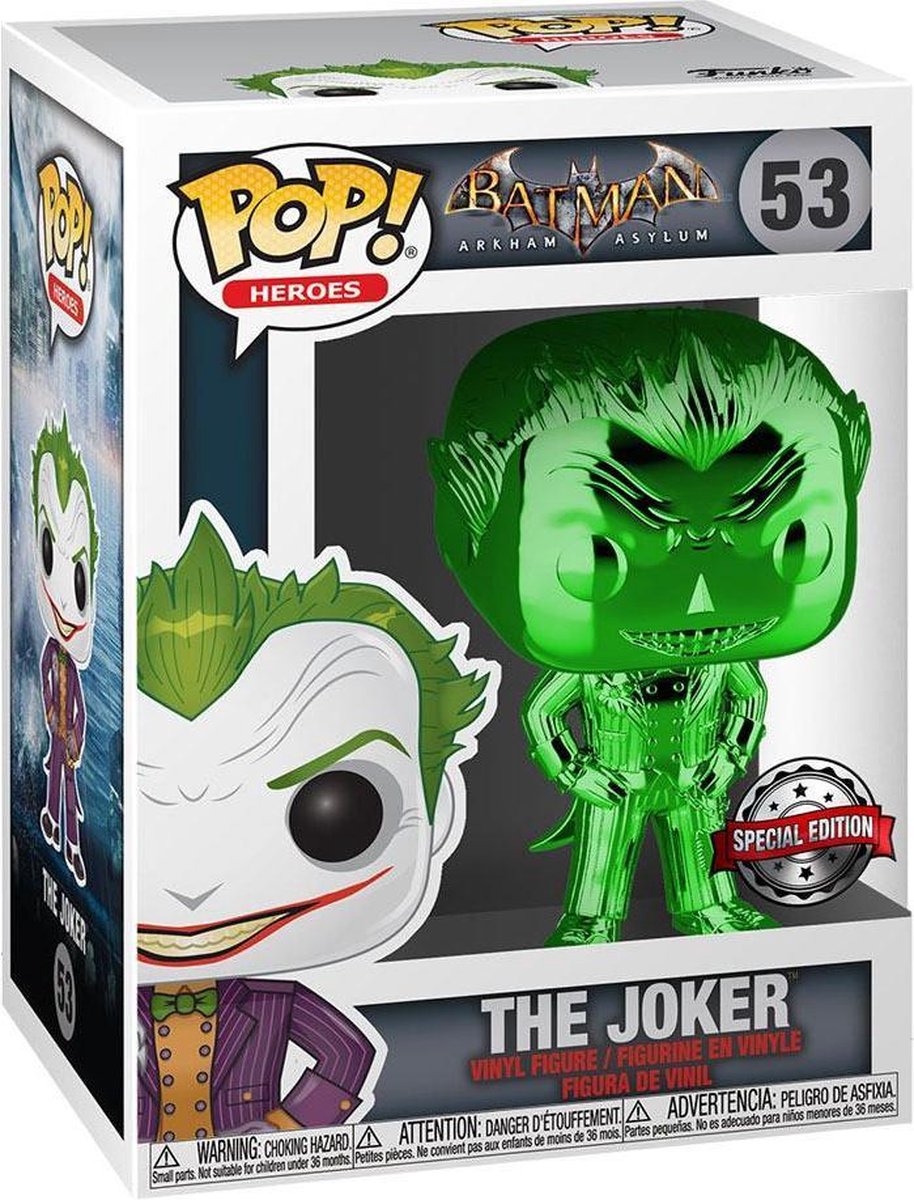  ! POP - VINYL - DC - The Joker (Green Chrome)