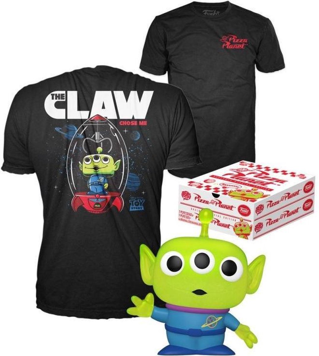   - Tee Box Pizza Planet Alien Toy Story - Maat XL