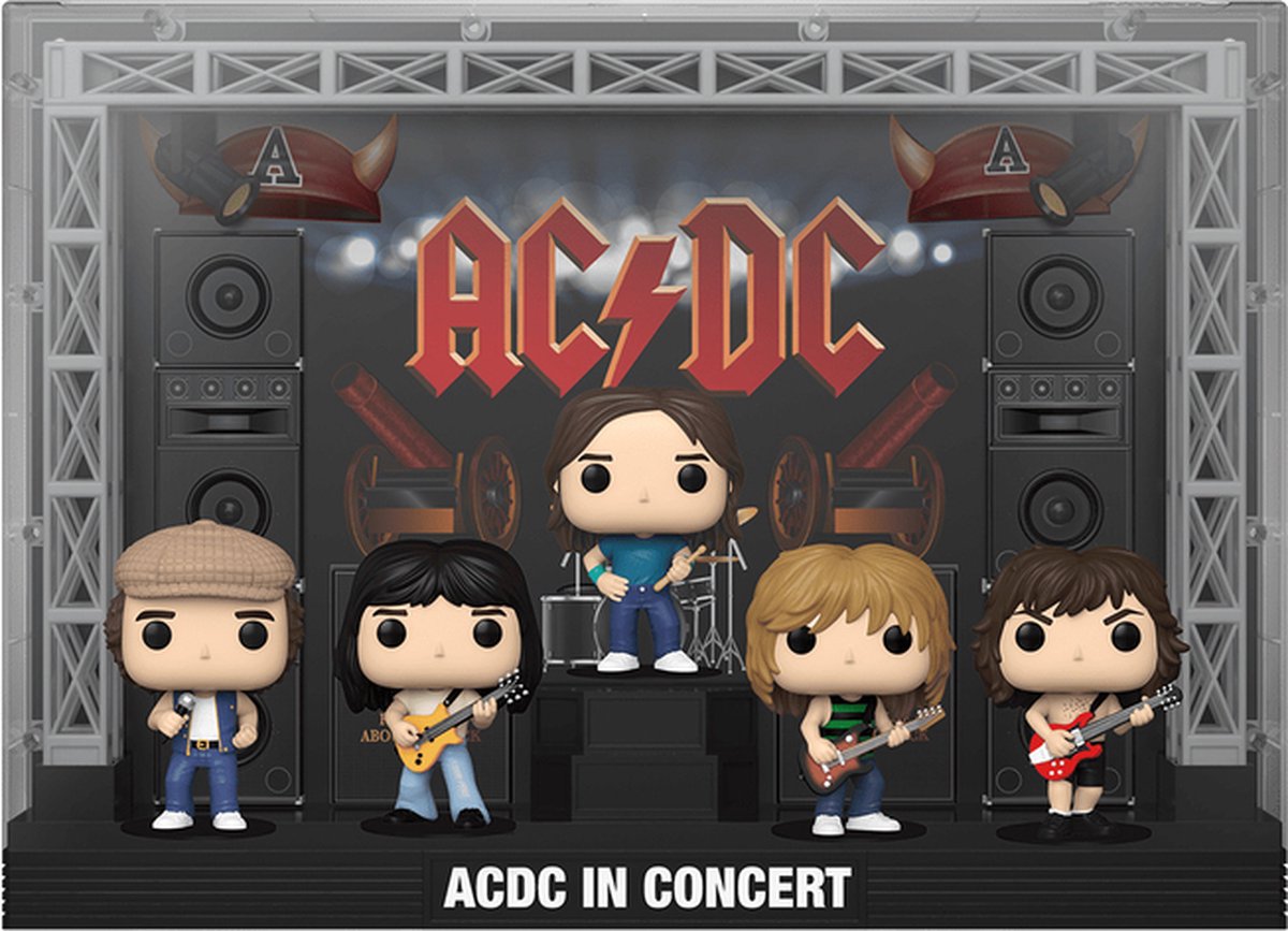   AC/DC - POP! Moments DLX 5-Pack in Concert 9 cm Verzamelfiguur - Multicolours