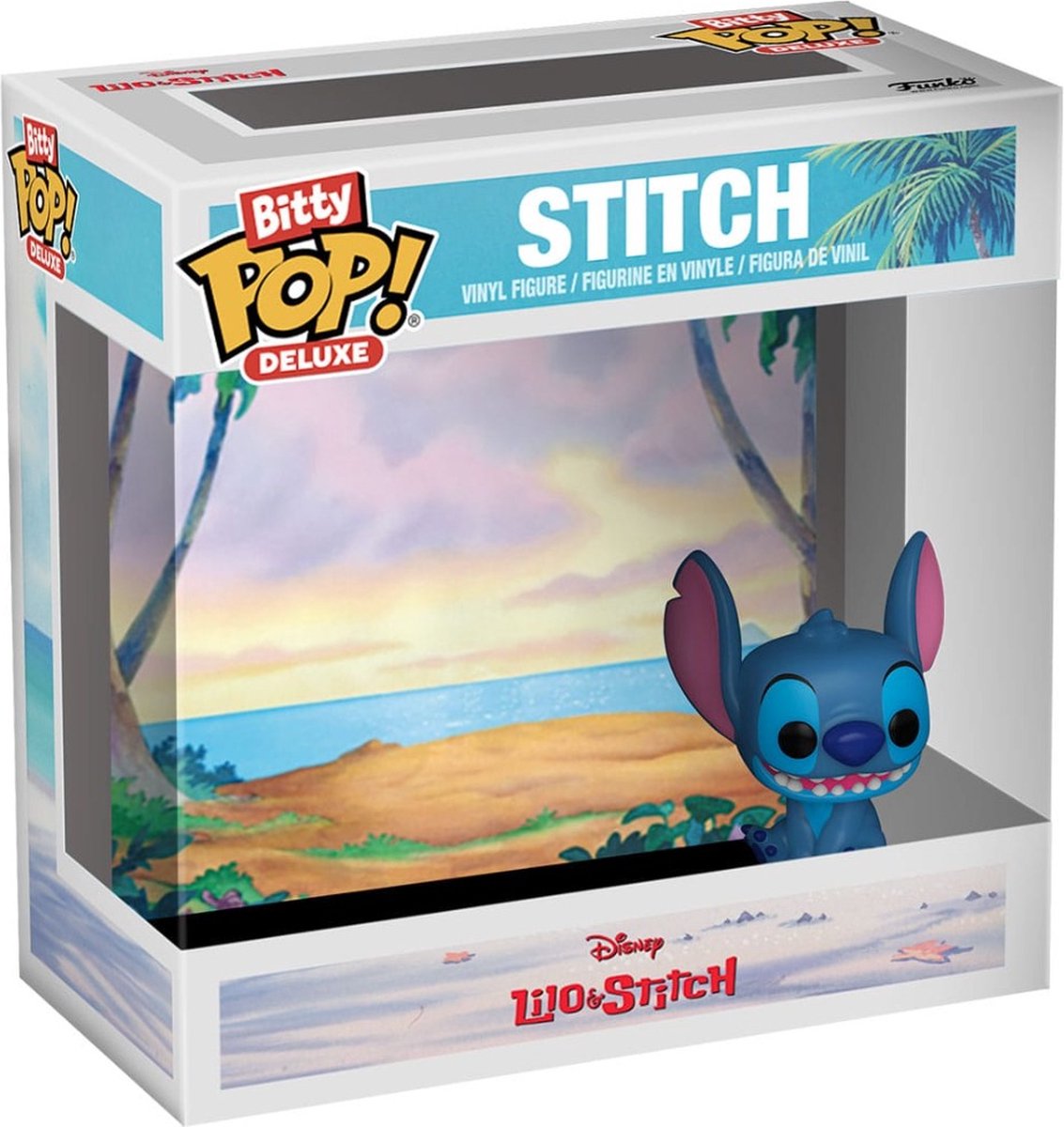  Bitty Pop! Deluxe: Stitch (Beach) !Let op, dit zijn mini figuurtjes (zie foto)!