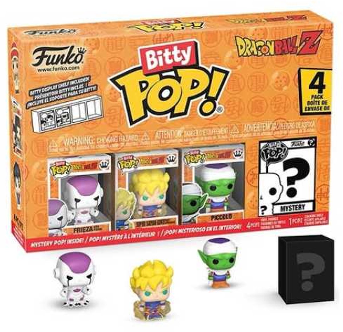   Bitty Pop! Pop! Dragon Ball Z - Frieza, Super Saiyan Goku, Piccolo