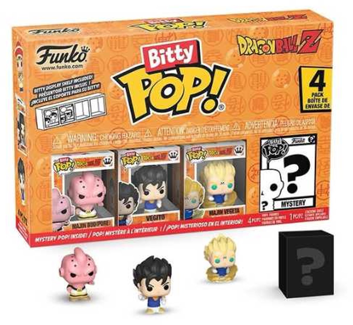   Bitty Pop! Pop! Dragon Ball Z - Majin Buu(pure), Vegito, Majin Vegeta