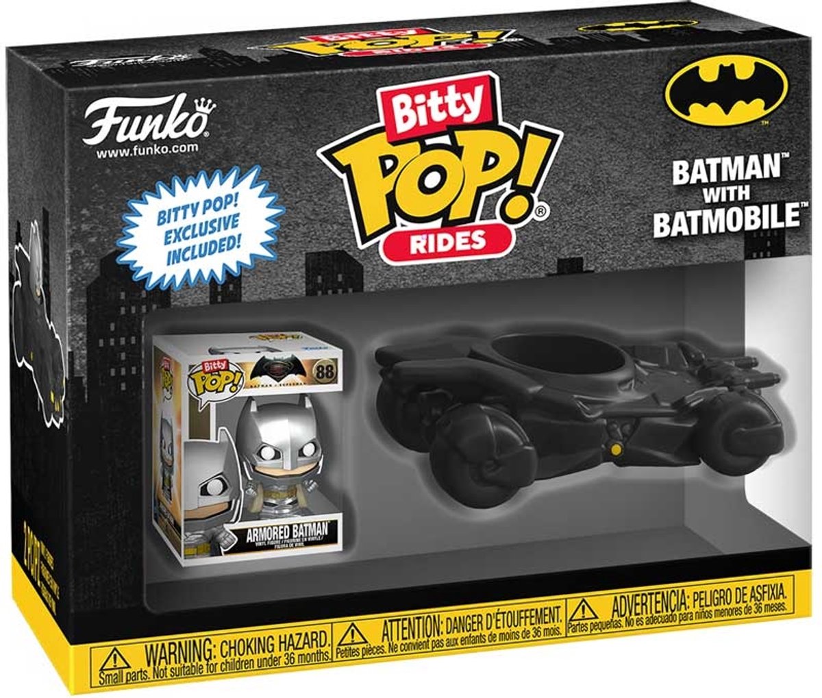  Bitty Pop Rides! Batman with Batmobile