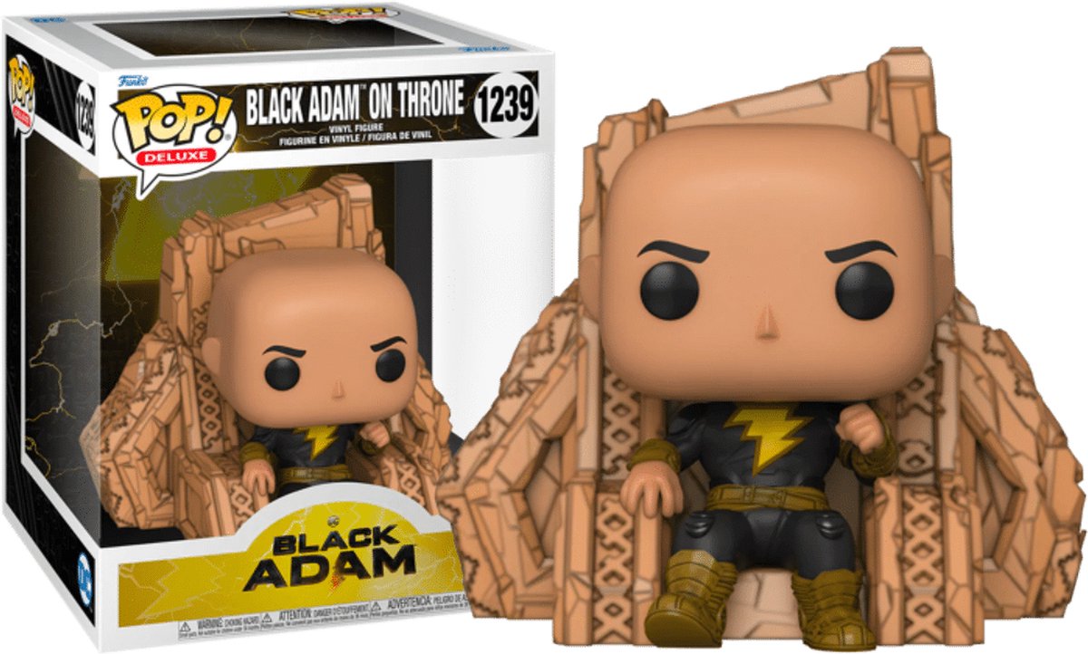   Black Adam on Throne -   Pop! Deluxe - Black Adam Figuur