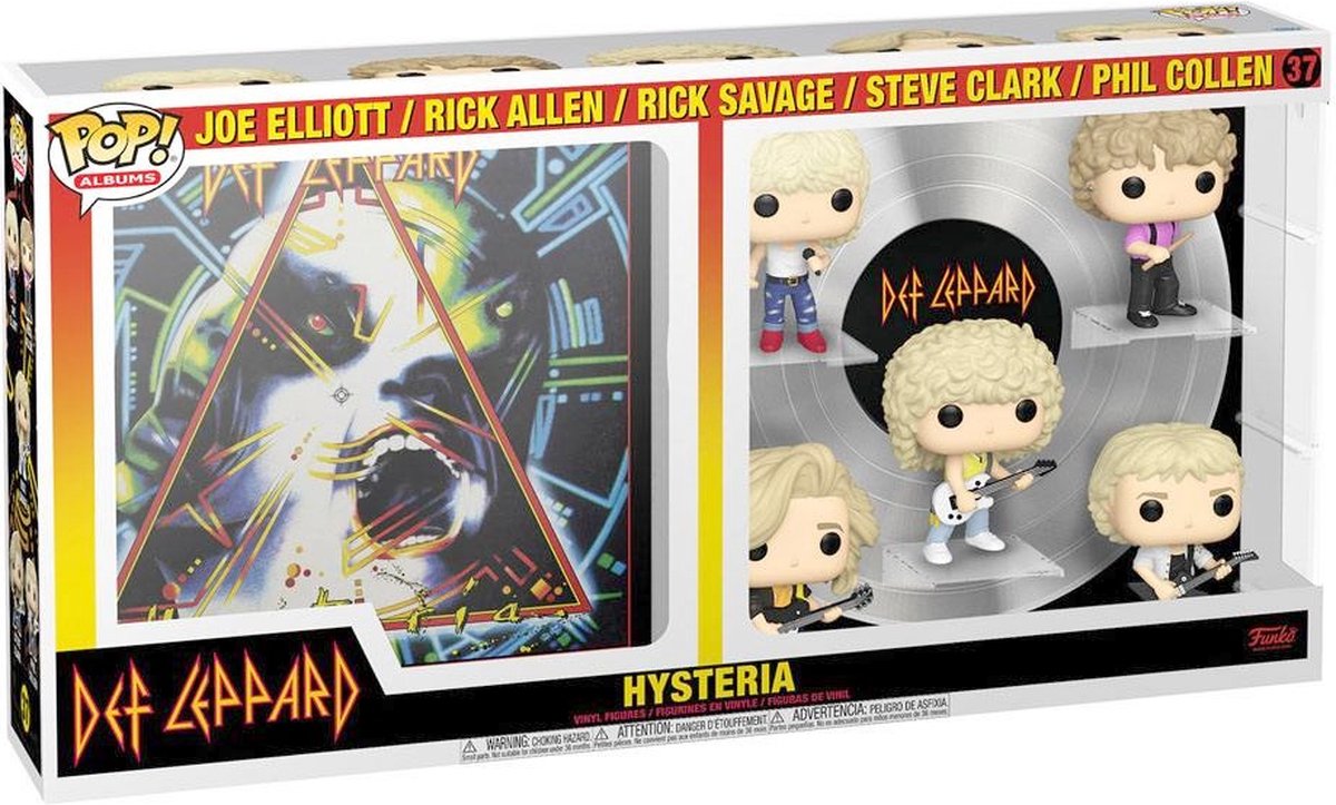   Def Leppard Verzamelfiguur POP! Albums DLX 5-Pack Hysteria 9 cm Multicolours