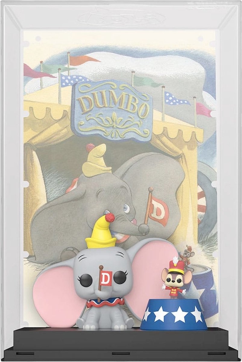   Dumbo Verzamelfiguur & Poster Set Disneys 100th Anniversary POP! Dumbo 9 cm Multicolours