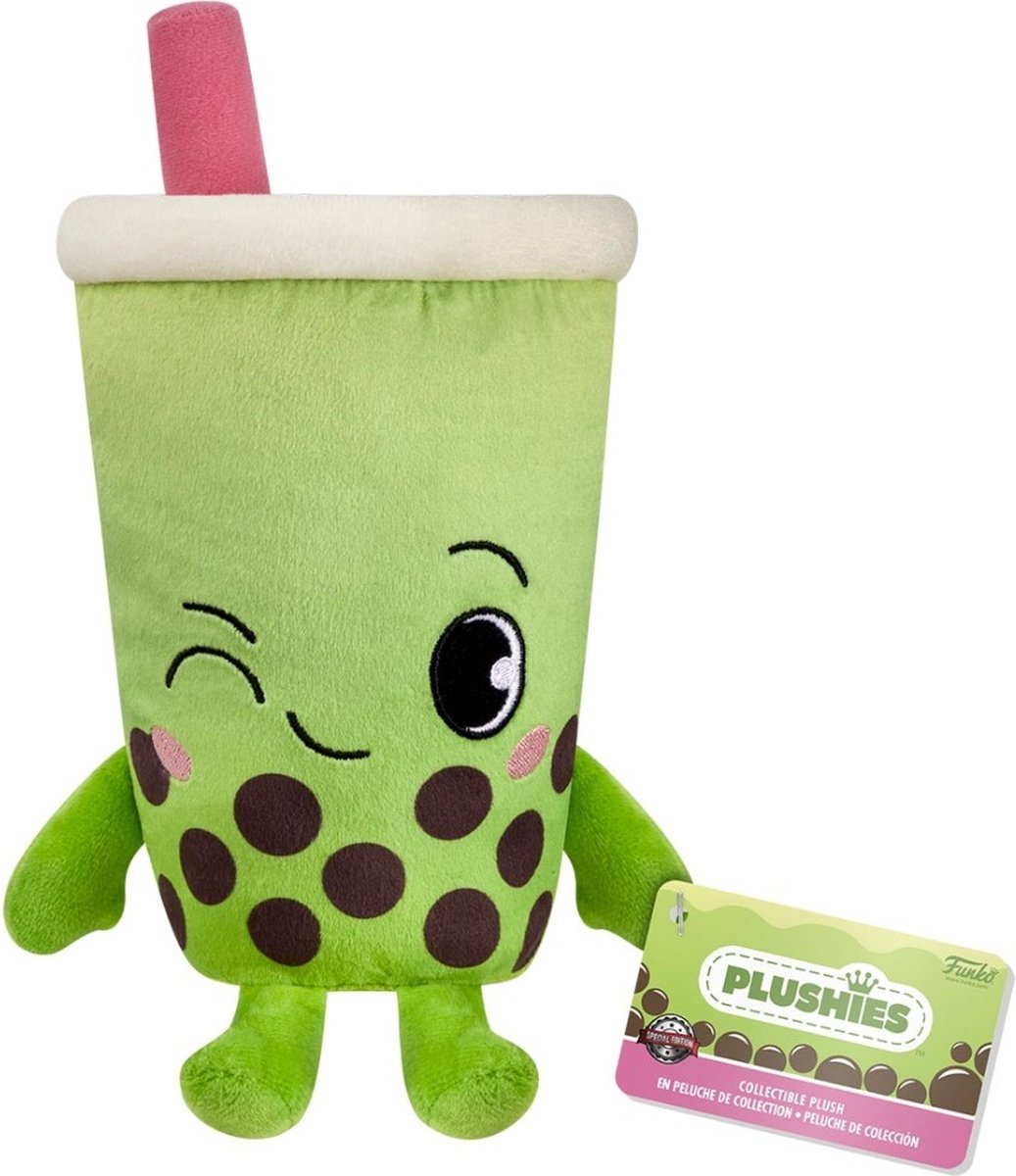   Green Tea Bubble Tea -   Knuffel - Gamer Food Knuffel