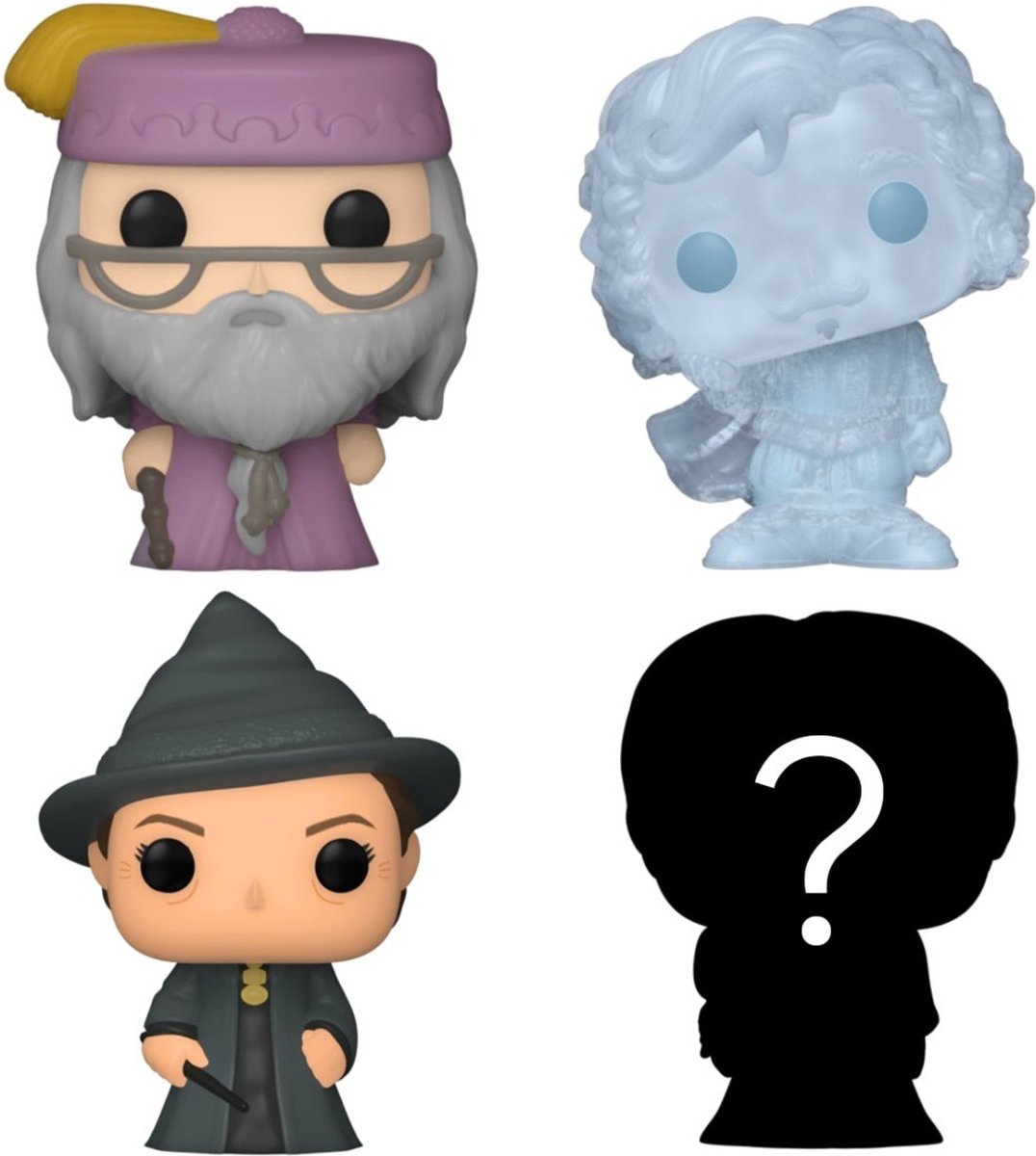   Harry Potter - Bitty POP! 4-Pack Dumbledore 2,5 cm Verzamelfiguur - Multicolours