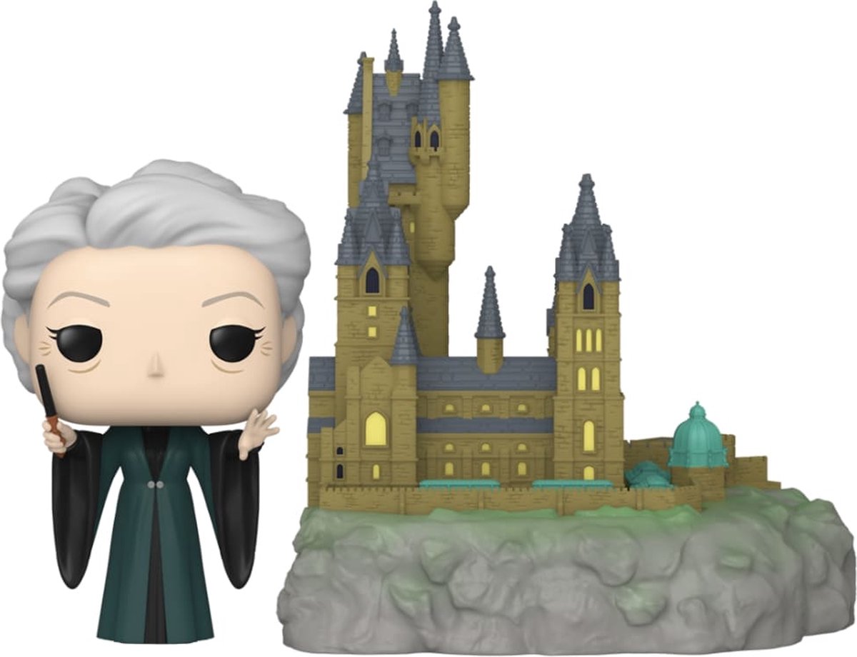   Harry Potter Verzamelfiguur POP! Town Vinyl - Chamber Of Secrets Anniversary - Minerva With Hogwarts 9 cm Multicolours